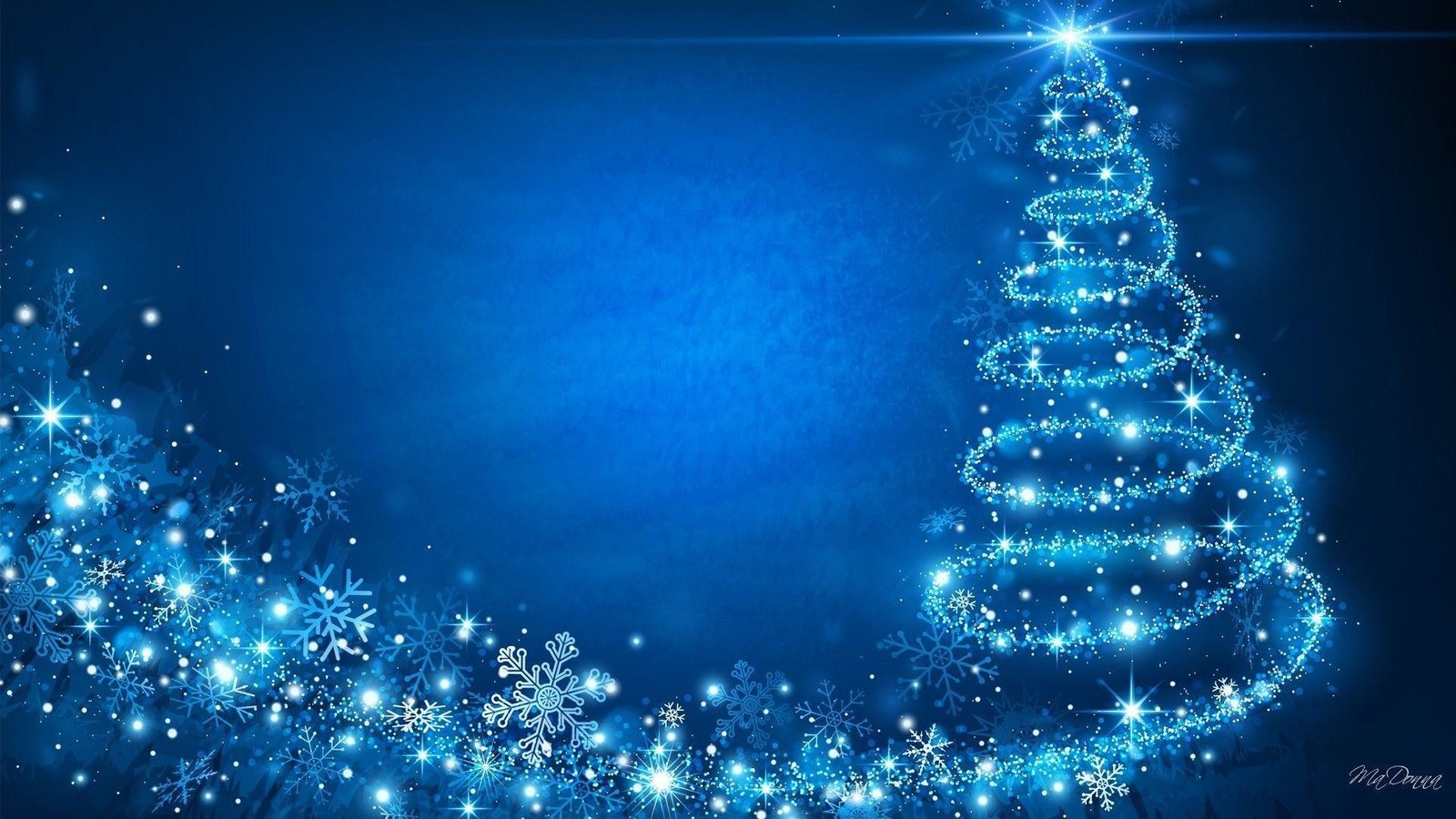 blue christmas tree ornaments