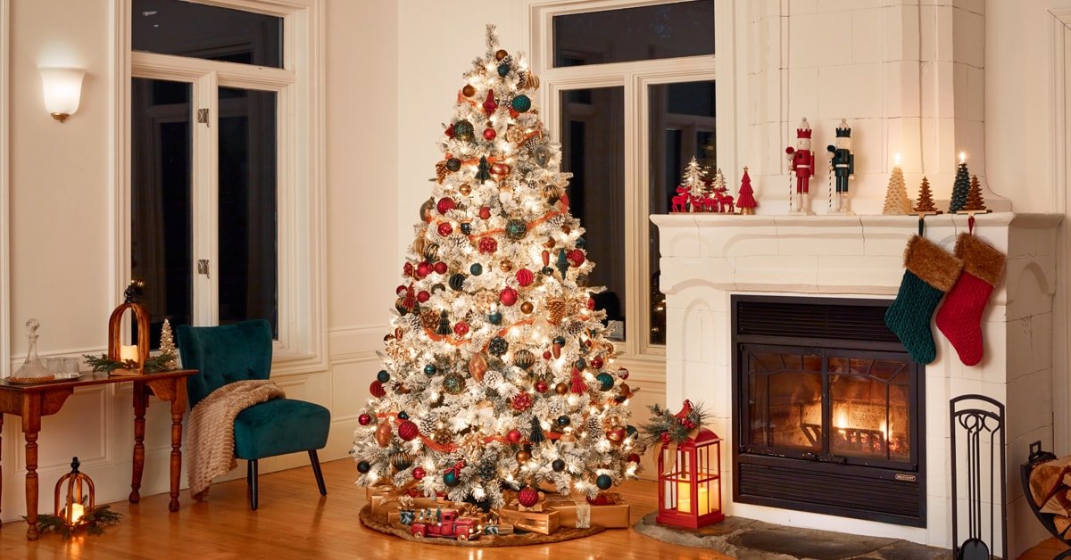 Gold Decorative Christmas Trees
